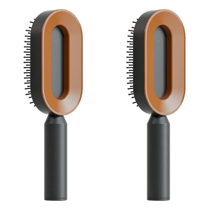 Hair Brush For Women, One-key Cleaning Hair Loss Airbag Massage Scalp Comb Anti-Static Hairbrush