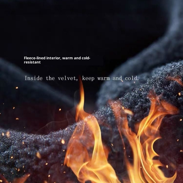 Men's Thick Fleece Short Cotton Jacket