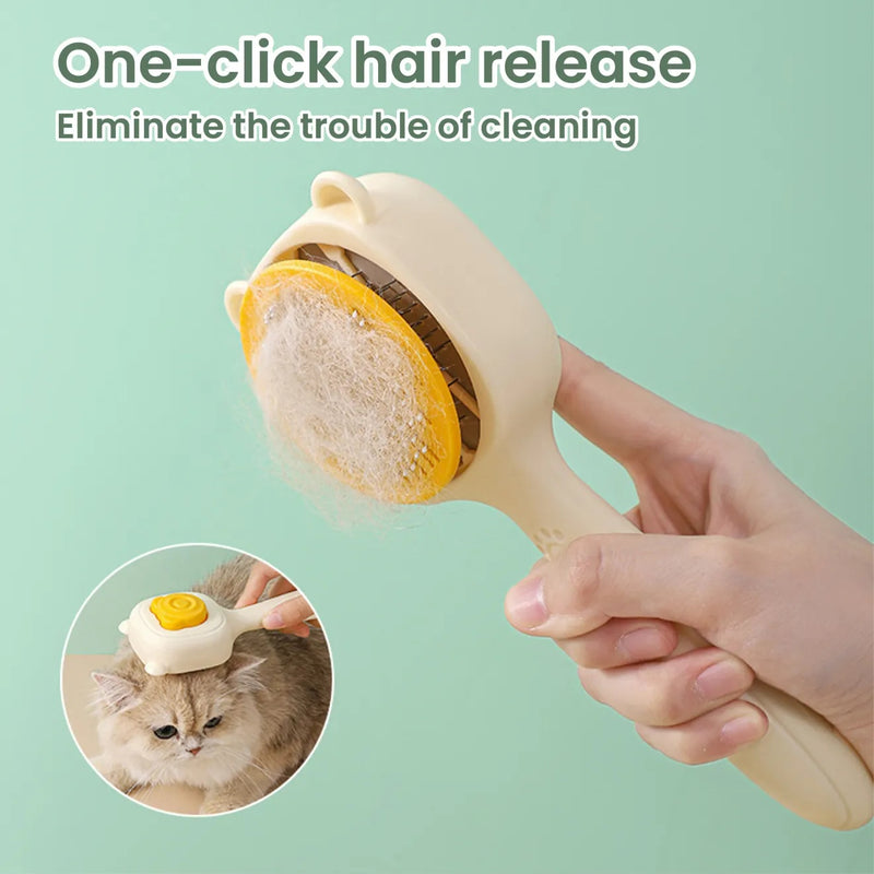 Pet Spray Comb, One-key Spray, Deep Hair Removal, One Comb For Multiple Purposes, Suitable For A Variety Of Pets