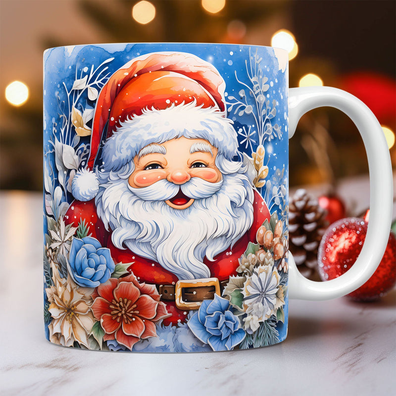 Creative 3D Christmas Ceramic Mug Unique Space Design Christmas Gifts For Kids Adults Kitchen Gadgets