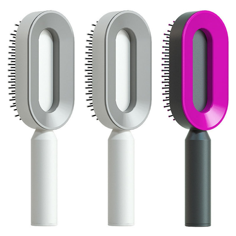Hair Brush For Women, One-key Cleaning Hair Loss Airbag Massage Scalp Comb Anti-Static Hairbrush
