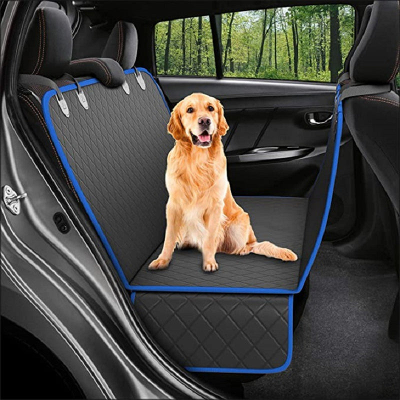Dog Car Seat Cover View Mesh Pet Carrier Hammock Safety Protector ,Car Rear Back Seat Mat With Zipper And Pocket For Travel