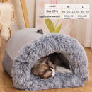 New Splice Portable Pet Nest Portable Autumn And Winter Warm Dog Nest Moisture-proof Long Fur Cat Nest