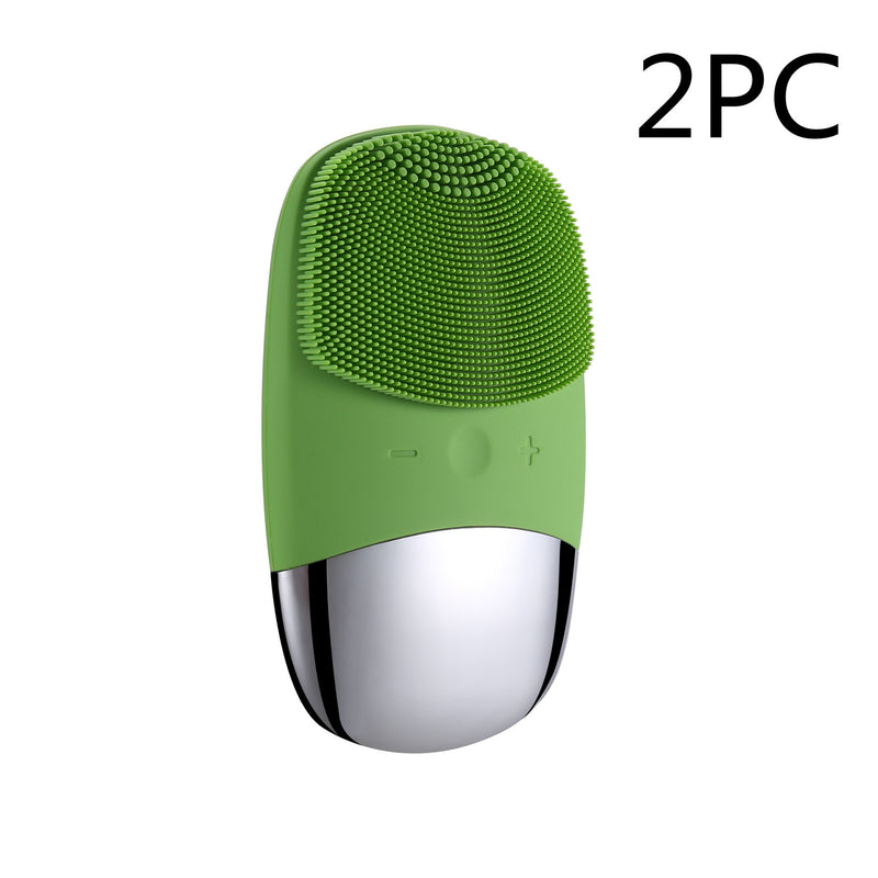 Mini Silicone Electric Face Cleansing Brush ,Skin Massager Skin Care Tools